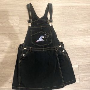 Vintage Winnie the Pooh Disney Eeyore Mini Skort Overalls